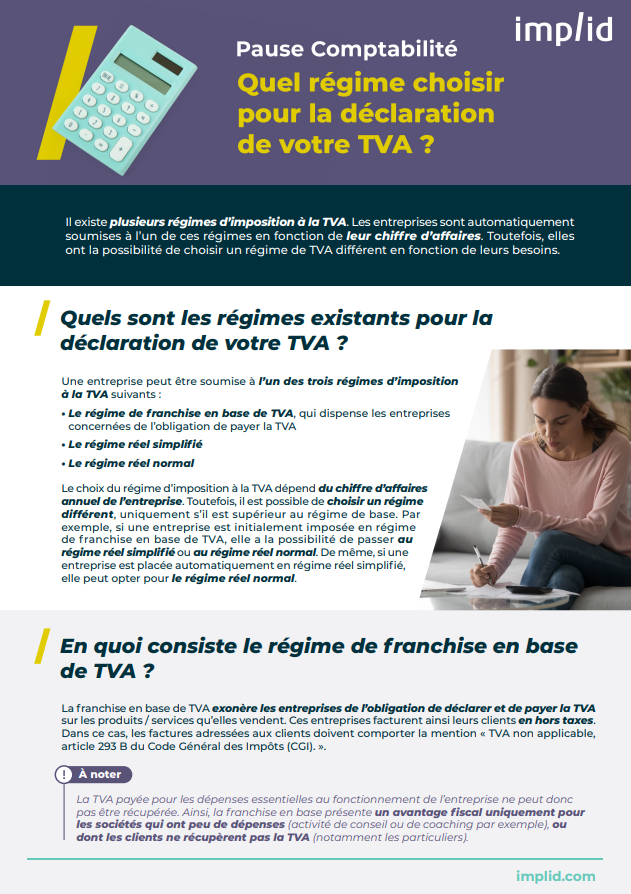 Régime TVA