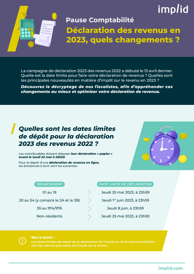 Déclaration de revenus 2022