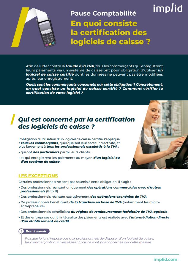 Compta caisse enregistreuse