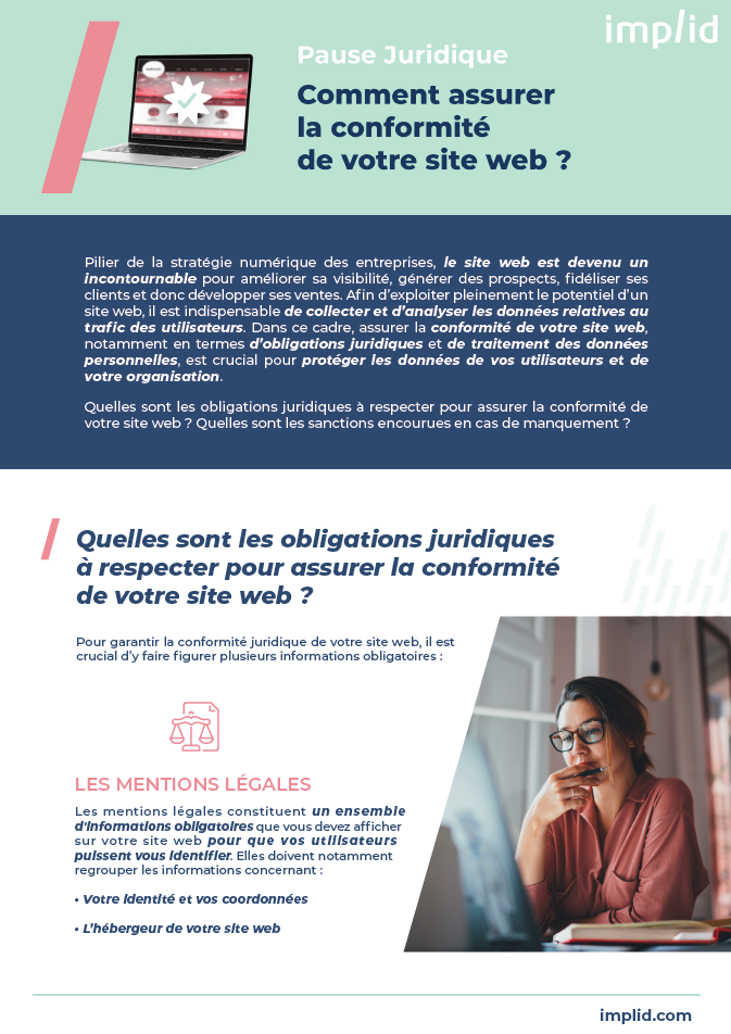 Conformité site web