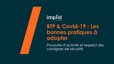 Webinar Bonnes pratiques BTP et Covid19