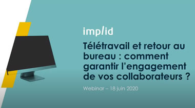 Webinar engagement collaborateurs et télétravail